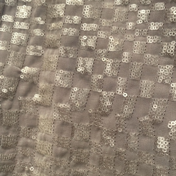 Lauren by Ralph Lauren - Silver Sequin Evening Dress size 14 - Picture 3 of 3